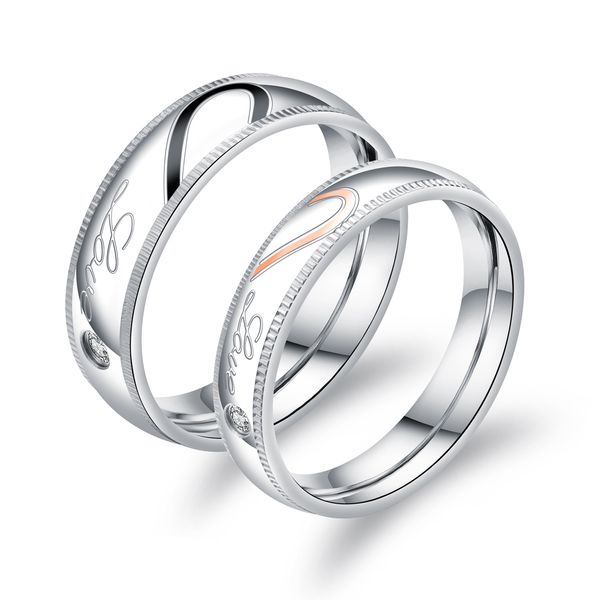 silver color couple ring quality titanium steel heart alliance ring for women men size 4-12 gift for lover jewelry gj624, Slivery;golden
silver color couple ring quality titanium steel heart alliance ring for women men size 4-12 gift for lover jewelry gj624, Slivery;golden