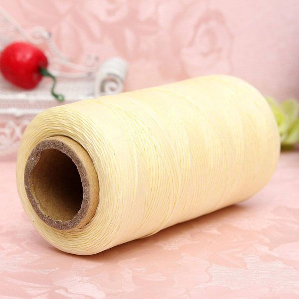wituse 1mm leather waxed thread 260 meters cord for knitting handicraft hand polyester stitching thread brown white, Black;white
wituse 1mm leather waxed thread 260 meters cord for knitting handicraft hand polyester stitching thread brown white, Black;white