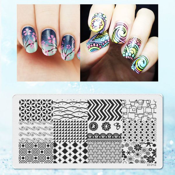 16 styles new nail art stamping plate steel nail seal manicure printer tool stamping stamp patterns template, White
16 styles new nail art stamping plate steel nail seal manicure printer tool stamping stamp patterns template, White