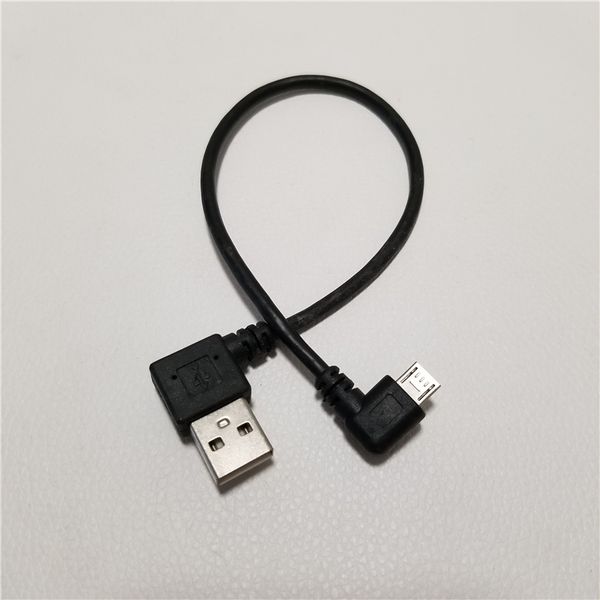 

Wholesale 100pcs/lot 90 Degree Left Angle USB A Male to Male Left Angle Micro USB Data Power Extension Cable 25cm