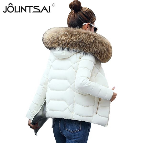 jolintsai fake fur collar women short parka 2017 winter jacket women ladies coat clothing padded parkas jackets female, Black
jolintsai fake fur collar women short parka 2017 winter jacket women ladies coat clothing padded parkas jackets female, Black
