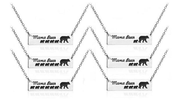 6 type mama bear baby bear pendant necklaces enamel silver bar pendant fashion mother and daughter son jewelry for kids
6 type mama bear baby bear pendant necklaces enamel silver bar pendant fashion mother and daughter son jewelry for kids