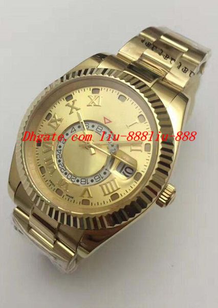 Luxury Watches 2018 New Mens 18K Gold 41MM Arabic/Roman Dial Automatic Movement Fashion Brand Men's Watch Wristwatch
Luxury Watches 2018 New Mens 18K Gold 41MM Arabic/Roman Dial Automatic Movement Fashion Brand Men's Watch Wristwatch