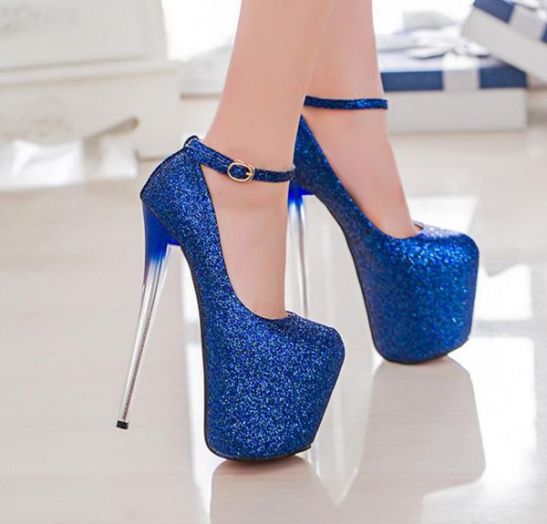 Plus Size 34 To 40 41 42 43 Sexy Women Platform Pumps 19cm Glitter Fuchsia Sequined High Heels Wedding Shoes
Plus Size 34 To 40 41 42 43 Sexy Women Platform Pumps 19cm Glitter Fuchsia Sequined High Heels Wedding Shoes