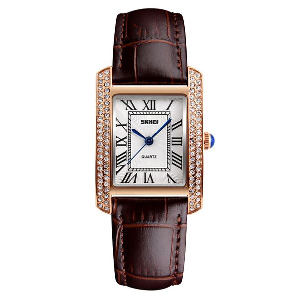 new fashion rose gold & silver case leather band quartz watch luxury women dress rhinestone watches ladies valentine gift clock, Slivery;brown
new fashion rose gold & silver case leather band quartz watch luxury women dress rhinestone watches ladies valentine gift clock, Slivery;brown