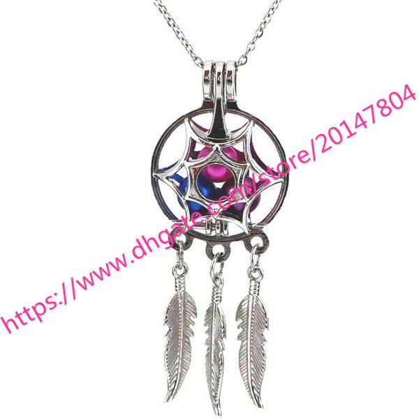 K616 Dream Catcher Pearl Cage Pendant Floating Locket For Akoya Oyster Necklace 
K616 Dream Catcher Pearl Cage Pendant Floating Locket For Akoya Oyster Necklace