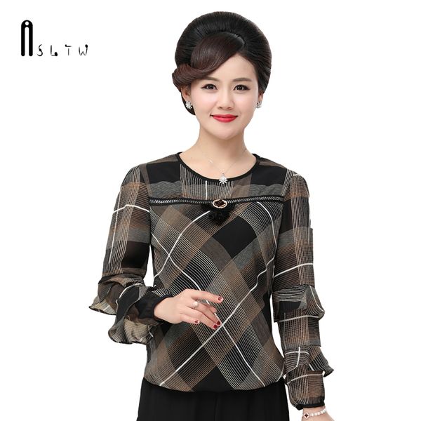 asltw chiffon women's shirt 2018 new causal plaid womens and blouses plus size thin long sleeve loose women's blouse, White
asltw chiffon women's shirt 2018 new causal plaid womens and blouses plus size thin long sleeve loose women's blouse, White
