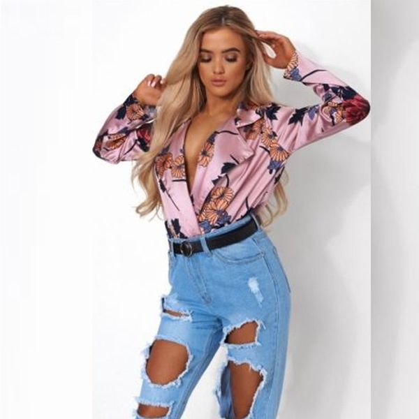 Polyester Sexy Floral Print Bodysuits Women Rompers Female Short Jumpsuit Robe Combinaison Skinny Party Casual Chiffon Bodysuit
Polyester Sexy Floral Print Bodysuits Women Rompers Female Short Jumpsuit Robe Combinaison Skinny Party Casual Chiffon Bodysuit