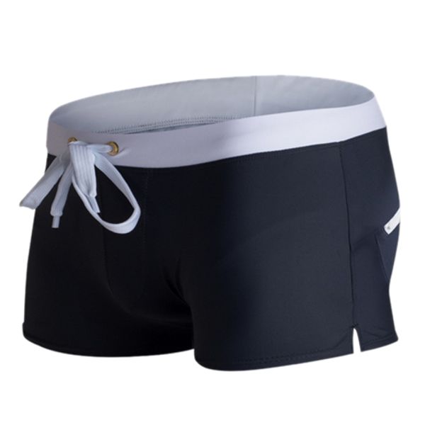 

classic mens swimwear swimsuits boxer shorts trunks swimming surf board shorts dark gray