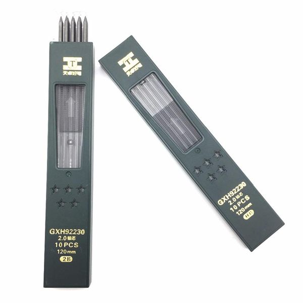 adeeing 10pcs/set 2.0 pencil lead core hb/2b pencil refill 120mm length for mechanical and compasses r20, Black;red
adeeing 10pcs/set 2.0 pencil lead core hb/2b pencil refill 120mm length for mechanical and compasses r20, Black;red