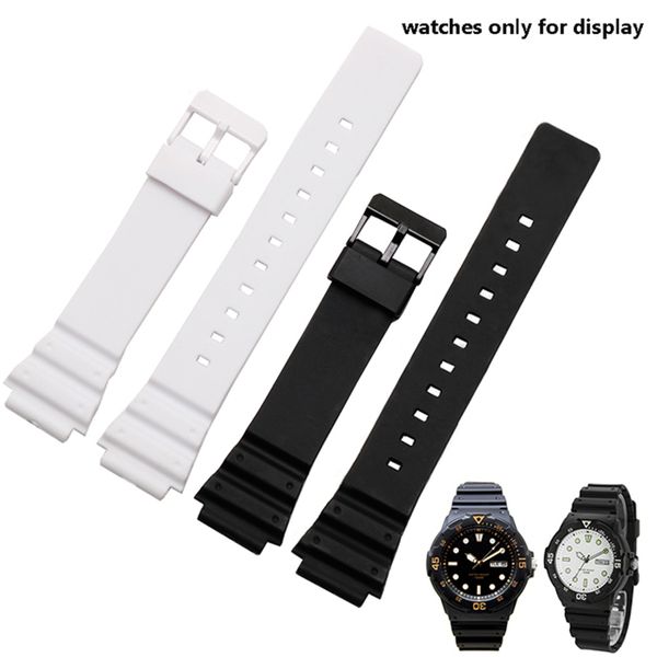 quality silicone watchband 18mm port glossy wristband replacement rubber strap fit mrw-200h men's style, Black;brown
quality silicone watchband 18mm port glossy wristband replacement rubber strap fit mrw-200h men's style, Black;brown