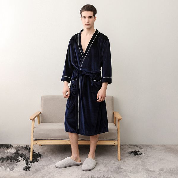 velour robes men bathrobe couples v-neck robe three quater sleeve plus size xxl women summer autumn sleepwear ropa hombre, Black;brown
velour robes men bathrobe couples v-neck robe three quater sleeve plus size xxl women summer autumn sleepwear ropa hombre, Black;brown