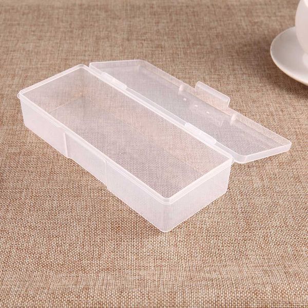 rectangle nail art tool empty storage box plastic tweezers clippers pens cuticle pusher polishing buffer files strip container, Silver
rectangle nail art tool empty storage box plastic tweezers clippers pens cuticle pusher polishing buffer files strip container, Silver