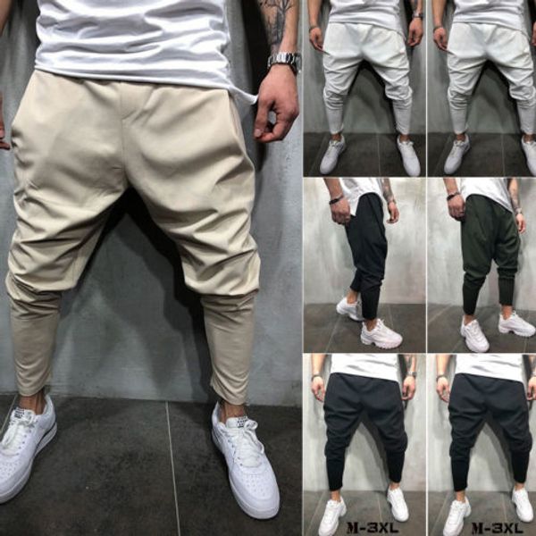 mens gym slim fit trousers tracksuit bottoms skinny joggers sweat track pants solid cotton cloth, Black
mens gym slim fit trousers tracksuit bottoms skinny joggers sweat track pants solid cotton cloth, Black