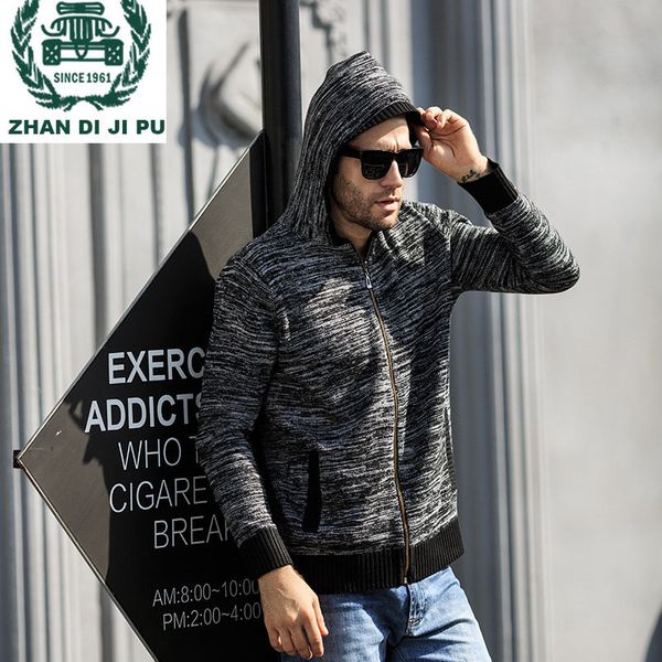 zhan di ji pu brand clothing men hooded collar sweatercoat autumn clothing mens cardigans 79, White;black
zhan di ji pu brand clothing men hooded collar sweatercoat autumn clothing mens cardigans 79, White;black