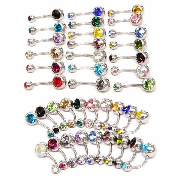 colorful rhinestones peice anti allergy simple lounger titanium belly button rings navel piercing ombligo 2018 beach party navel ring, Silver
colorful rhinestones peice anti allergy simple lounger titanium belly button rings navel piercing ombligo 2018 beach party navel ring, Silver
