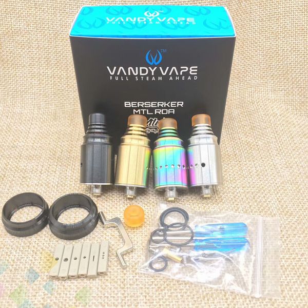Berserker MTL RDA Atomizer Vape Small Deck Vaporizer with Big Capacity complete set Detachable structure for easy cleaning Ecig DHL Free
Berserker MTL RDA Atomizer Vape Small Deck Vaporizer with Big Capacity complete set Detachable structure for easy cleaning Ecig DHL Free