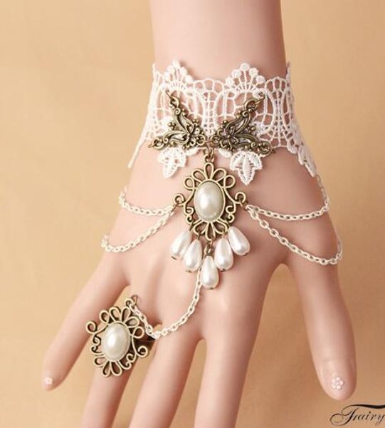 new european and american fashion vintage lace tassel bracelet band ring integrated chain boutique jewelry fashion classic elegant, Golden;silver
new european and american fashion vintage lace tassel bracelet band ring integrated chain boutique jewelry fashion classic elegant, Golden;silver