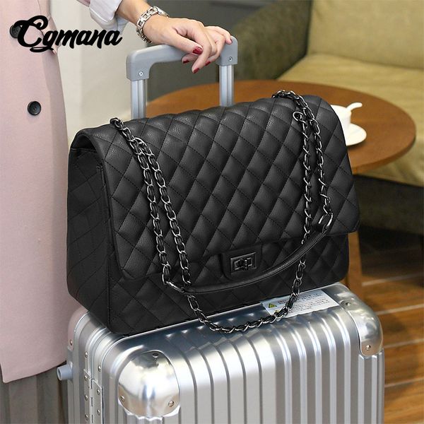 cgmana large capacity bag 2018 large shoulder bag women travel bags leather pu quilted female luxury handbags bolsa feminina
cgmana large capacity bag 2018 large shoulder bag women travel bags leather pu quilted female luxury handbags bolsa feminina