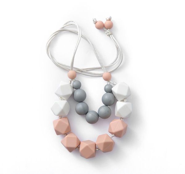 fashion jewelry silicone teething necklace grey white chew beads baby teethers toy nursing necklace gift for women mommy chewelry, Silver
fashion jewelry silicone teething necklace grey white chew beads baby teethers toy nursing necklace gift for women mommy chewelry, Silver