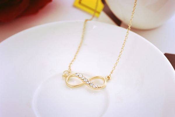 america pop simple endless eight characters pendant 8 characters infinite love jewelry necklace delicate rhinestone sell wholesale, Silver
america pop simple endless eight characters pendant 8 characters infinite love jewelry necklace delicate rhinestone sell wholesale, Silver