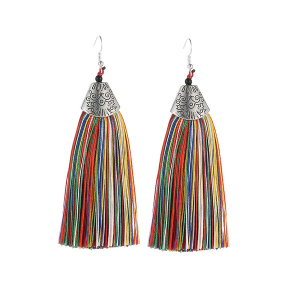 new 9 colors vintage bohemian fish mouth long tassel earrings fashion classic women retro drop dangle earrings jewelry gifts, Silver
new 9 colors vintage bohemian fish mouth long tassel earrings fashion classic women retro drop dangle earrings jewelry gifts, Silver