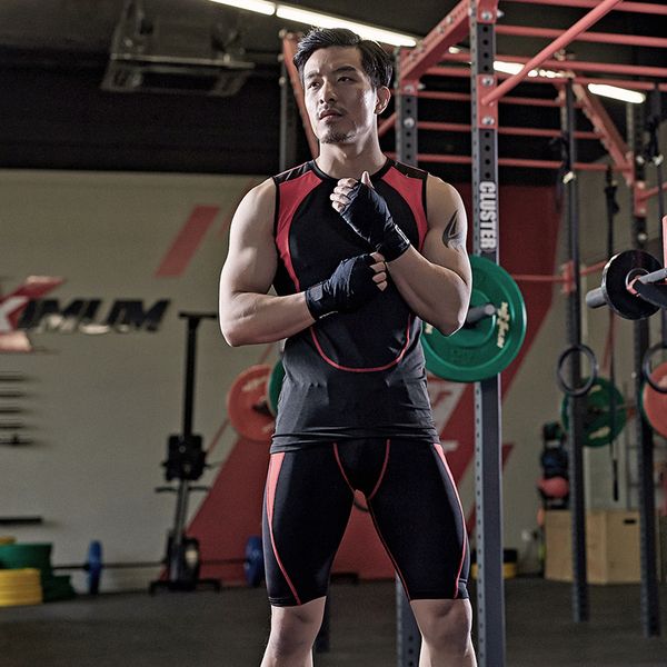 rashgard man compression fitness tights running shirt gym blouse fighting sport suits soccer jerseys tank man's t-shirts, Black;blue
rashgard man compression fitness tights running shirt gym blouse fighting sport suits soccer jerseys tank man's t-shirts, Black;blue