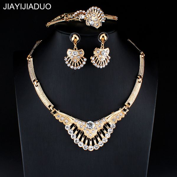 jiayijiaduo women wedding african beads jewelry set gold color necklace earring bracelets set dropshipping parure bijoux femme, Silver
jiayijiaduo women wedding african beads jewelry set gold color necklace earring bracelets set dropshipping parure bijoux femme, Silver