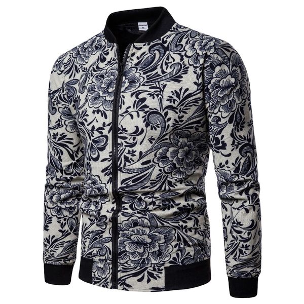 autumn new men's jacket 2018 fashion casual print jacket men's linen cardigan shirt brand bomber european size, Black;brown
autumn new men's jacket 2018 fashion casual print jacket men's linen cardigan shirt brand bomber european size, Black;brown