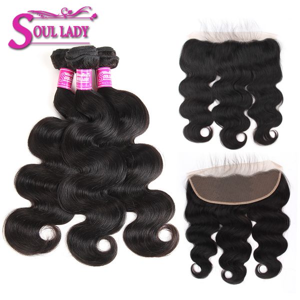 13x4 ear to ear lace frontal closure with bundles soul lady brazilian body wave 3 bundles & 1pcs frontal 100% human hair closure, Black;brown
13x4 ear to ear lace frontal closure with bundles soul lady brazilian body wave 3 bundles & 1pcs frontal 100% human hair closure, Black;brown