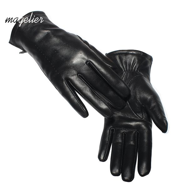 magelier touchscreen genuine leather gloves women plush warm winter gloves female mittens sheepskin 076, Blue;gray
magelier touchscreen genuine leather gloves women plush warm winter gloves female mittens sheepskin 076, Blue;gray