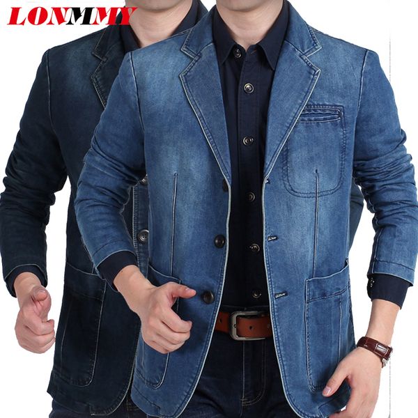 LONMMY м-4XL джинсовая куртка мужчины блейзер хлопок костюмы для мужчин Ковбой блейзе
LONMMY м-4XL джинсовая куртка мужчины блейзер хлопок костюмы для мужчин Ковбой блейзе