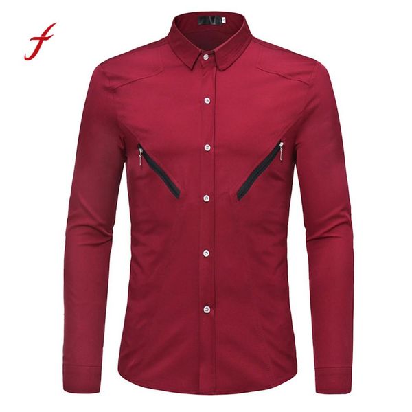 feitong men clothes 2018 men's shirts slim solid zipper summer casual long sleeve shirt casual blouse camisa masculina, White;black
feitong men clothes 2018 men's shirts slim solid zipper summer casual long sleeve shirt casual blouse camisa masculina, White;black
