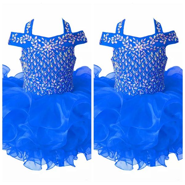 2019 halter bling bling beaded girls national pageant cupcake dresses infant tutu gowns toddler baby girls halter ruffled mini birthday wear, White;red
2019 halter bling bling beaded girls national pageant cupcake dresses infant tutu gowns toddler baby girls halter ruffled mini birthday wear, White;red