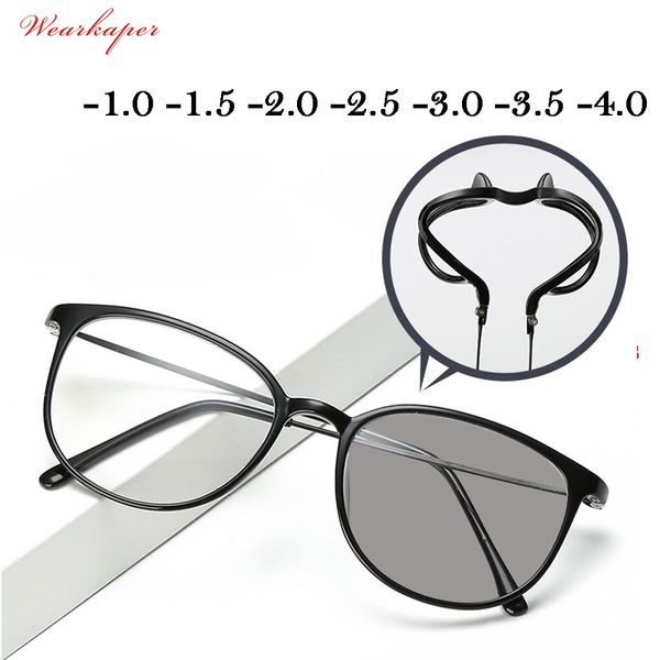 wearkaper pchromic finished optical eye glasses frames with myopia lens women men sun pchromic eyeglasses degree oculo, Silver
wearkaper pchromic finished optical eye glasses frames with myopia lens women men sun pchromic eyeglasses degree oculo, Silver