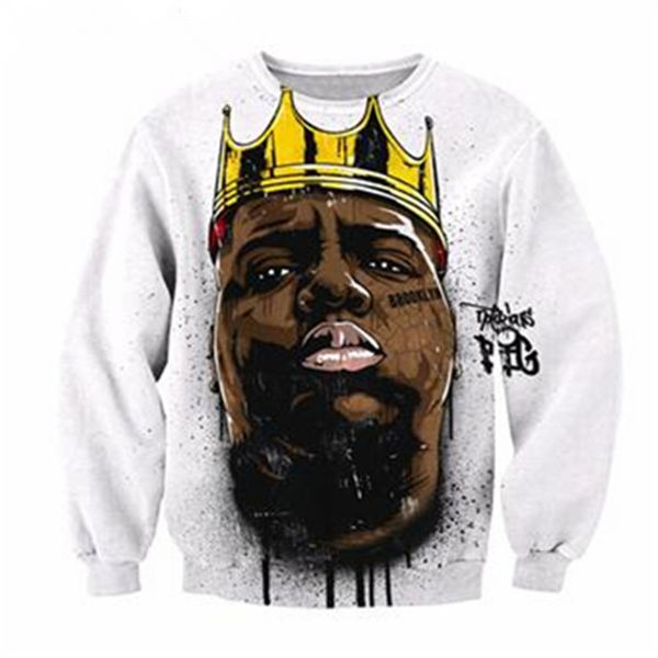 новые моды b. i. g. biggie smalls тупак 3d печати потеет мода одежда женщины мужчины толстовка повседневная пуловеры k201, Black
новые моды b. i. g. biggie smalls тупак 3d печати потеет мода одежда женщины мужчины толстовка повседневная пуловеры k201, Black