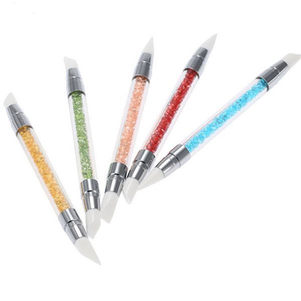 yinikiz new manicure hollow engraving embossed pen painted tool with double head with drill 2 way ultra soft silicone pen, Silver
yinikiz new manicure hollow engraving embossed pen painted tool with double head with drill 2 way ultra soft silicone pen, Silver