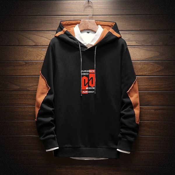fashion printed men's sweatshirts autumn and winter patchwork man hoodies patch designs long sleeve pullover sweatshirts, Black
fashion printed men's sweatshirts autumn and winter patchwork man hoodies patch designs long sleeve pullover sweatshirts, Black