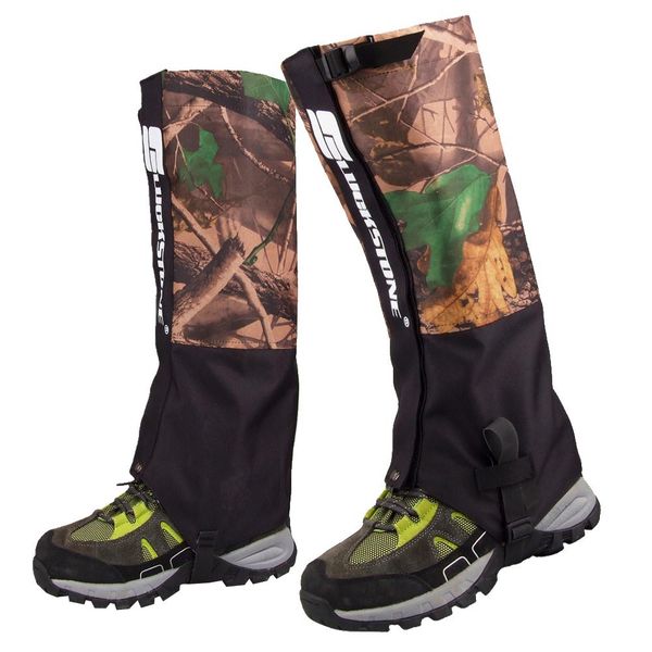 1 pair outdoor camouflage gaiters waterproof outdoor hiking walking climbing hunting snow legging gaiters hiking hunting, Black
1 pair outdoor camouflage gaiters waterproof outdoor hiking walking climbing hunting snow legging gaiters hiking hunting, Black