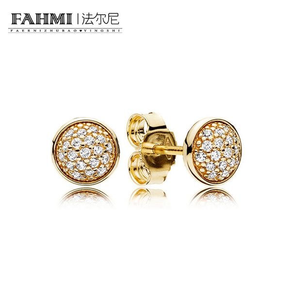 fahmi 100% 925 sterling silver 1:1 original authentic 256212cz temperament fashion glamour retro stud earring wedding women jewelry, Golden;silver
fahmi 100% 925 sterling silver 1:1 original authentic 256212cz temperament fashion glamour retro stud earring wedding women jewelry, Golden;silver