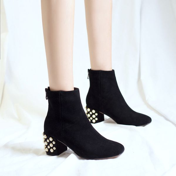 fashion women boots high heels ankle boots fashion 2018 autumn chunky heel ladies short shoes female black shoes
fashion women boots high heels ankle boots fashion 2018 autumn chunky heel ladies short shoes female black shoes