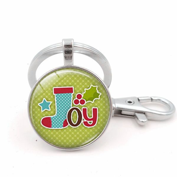 new christmas socks round glass pattern ring keychain car bag key ring pendant festival activity small gift, Silver
new christmas socks round glass pattern ring keychain car bag key ring pendant festival activity small gift, Silver