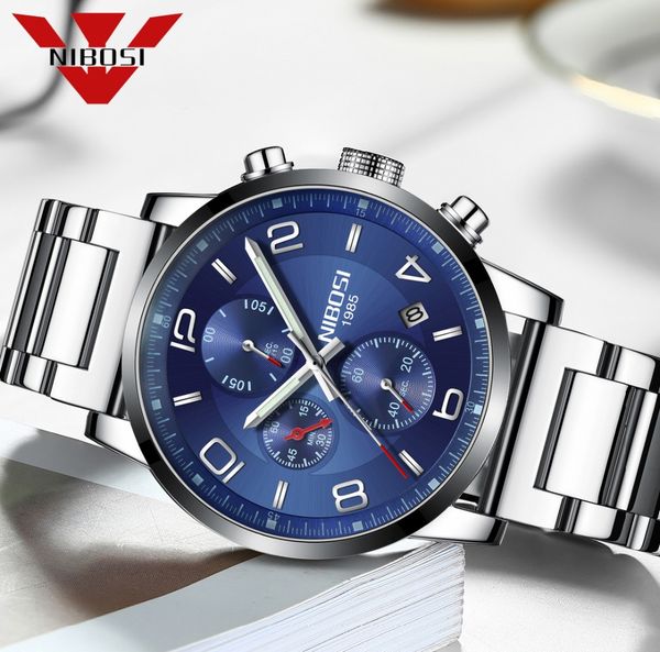nibosi 2018 new type luxury watch quartz wrist watch relogio masculino fashion for man stainless steel business men, Slivery;brown
nibosi 2018 new type luxury watch quartz wrist watch relogio masculino fashion for man stainless steel business men, Slivery;brown