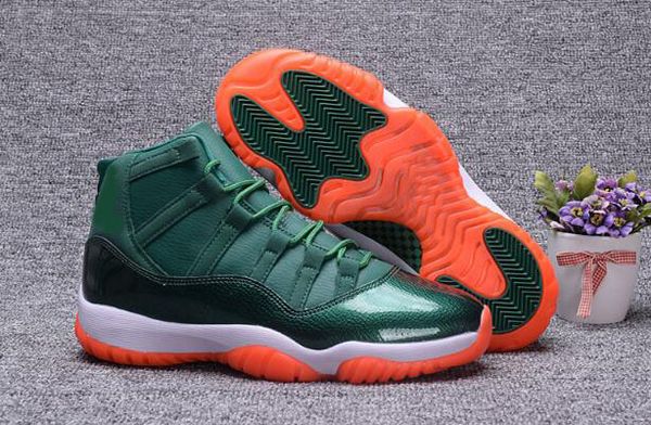 Женская обувь 11s 11 Miami Hurricanes Баскетбольные кроссовки Мужские 11s Зеленые оранжевые
Женская обувь 11s 11 Miami Hurricanes Баскетбольные кроссовки Мужские 11s Зеленые оранжевые