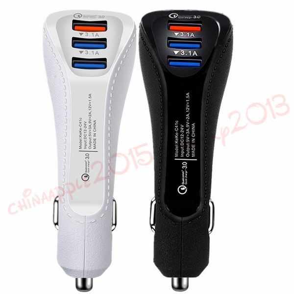 fast quick qc 3.0 car charger 5v 3.1a 3 usb ports power adapter for samsung galaxy s8 s10 htc android phone gps with retail box
fast quick qc 3.0 car charger 5v 3.1a 3 usb ports power adapter for samsung galaxy s8 s10 htc android phone gps with retail box
