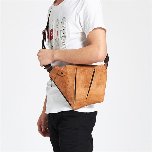 nesitu vintage brown 100% guarantee soft real skin genuine leather men chest bag male man messenger bags m6353
nesitu vintage brown 100% guarantee soft real skin genuine leather men chest bag male man messenger bags m6353