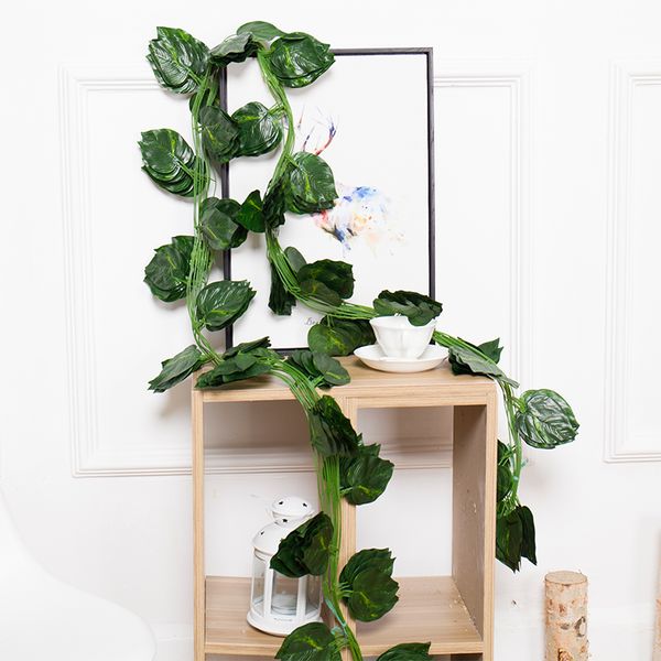 artificial plants hanging vine leaves green ivy leaves artificial grape vine fake parthenocissus foliage leaves home wedding bar decoration
artificial plants hanging vine leaves green ivy leaves artificial grape vine fake parthenocissus foliage leaves home wedding bar decoration