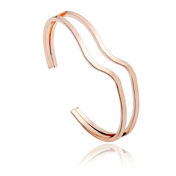 wave shaped bangles for women gold silver black rose gold cuff bangle bracelet fashion jewelry holiday gifts
wave shaped bangles for women gold silver black rose gold cuff bangle bracelet fashion jewelry holiday gifts