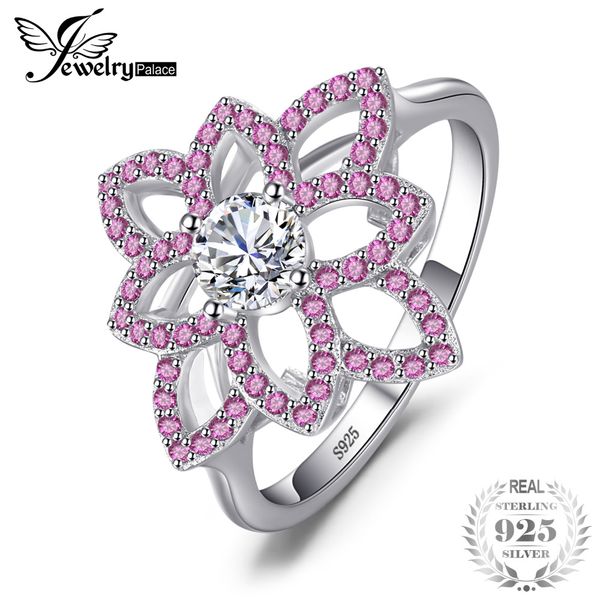 jewelrypalace brand 0.77 ct created pink sapphire cz flower ring 925 sterling silver wedding party fine jewelry for women gift, Golden;silver
jewelrypalace brand 0.77 ct created pink sapphire cz flower ring 925 sterling silver wedding party fine jewelry for women gift, Golden;silver