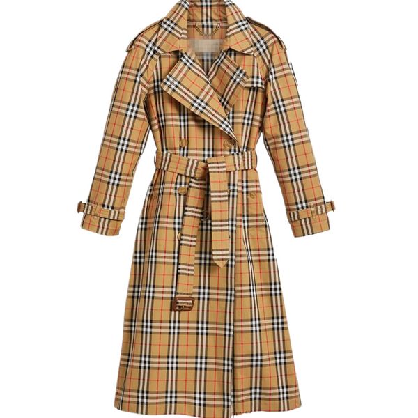 Women 039 windbreaker plaid double brea ted belt in the long coat lim briti h tyle temperament pring and autumn hirt
Women 039 windbreaker plaid double brea ted belt in the long coat lim briti h tyle temperament pring and autumn hirt